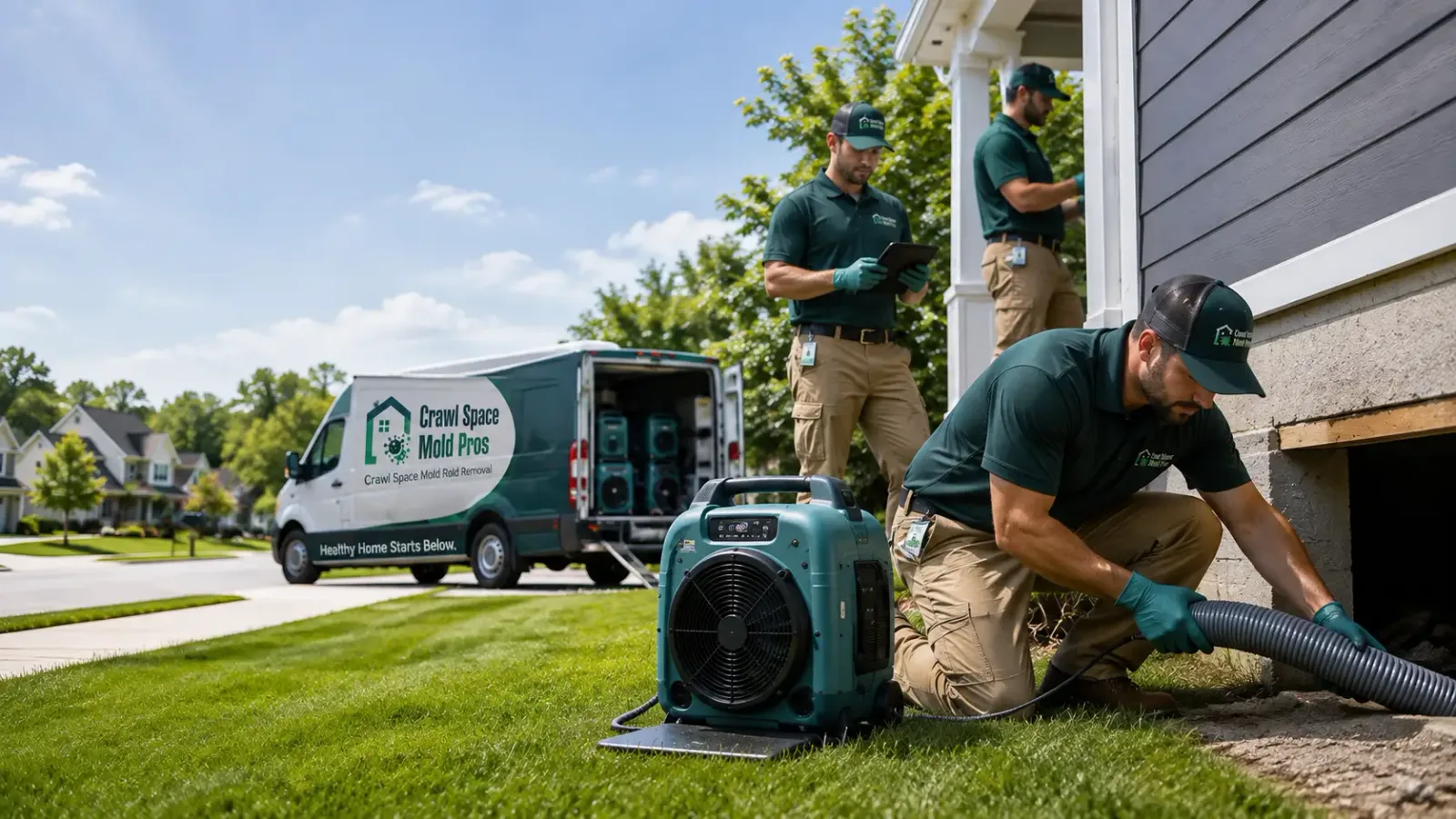 Crawl Space Mold Removal in Claudville, VA